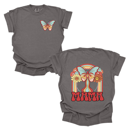 Mama Daisy and Butterflies- Oversized Fit, Multiple Colors